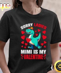 Sorry Ladies Mimi Is My Valentine Kids Boys Valentines Day T-Shirt