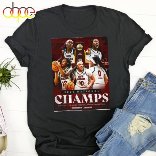 South Carolina Gamecocks Are 2024 National Champions NCAA Women’s Basketball T-shirt