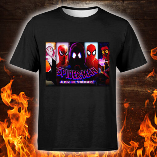 Spider Man Across The Spider Verse 2023 Unisex Tshirt