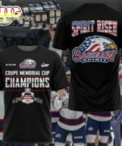 Spirit Resen Saginaw 2024 Memorial Cup Champions T-Shirt