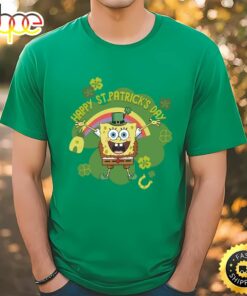 Spongebob Squarepants Happy St. Patrick’s Day T-shirt