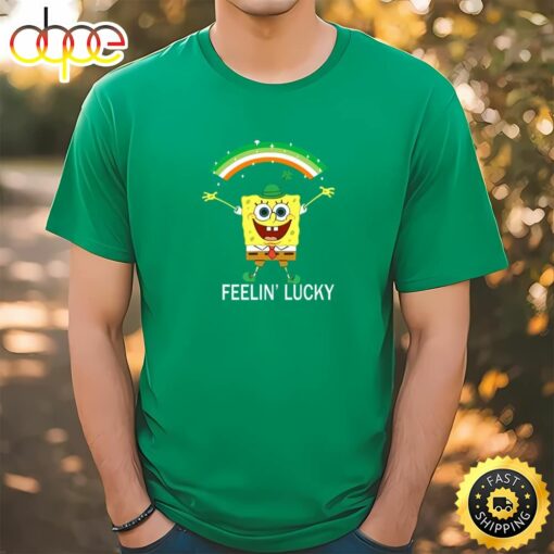 Spongebob St Patrick’s Day Feelin Lucky Shirt