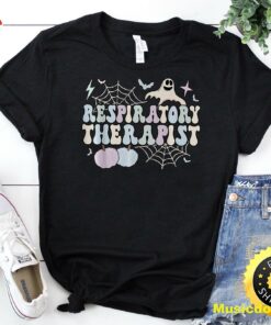 Spooky Respiratory Therapist Halloween Respiratory Therapy T-Shirt