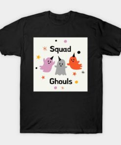 Squad Ghouls Purple and Orange Wicked Cute Halloween T-shirt