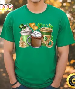 St. Patrick’s Day Coffee Lucky Shamrock Shirt
