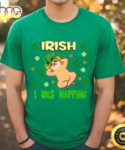 St Patrick’s Day Sloth Napping Funny Shirt