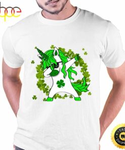 St Patrick’s Day Unicorn Dabbing T-Shirt