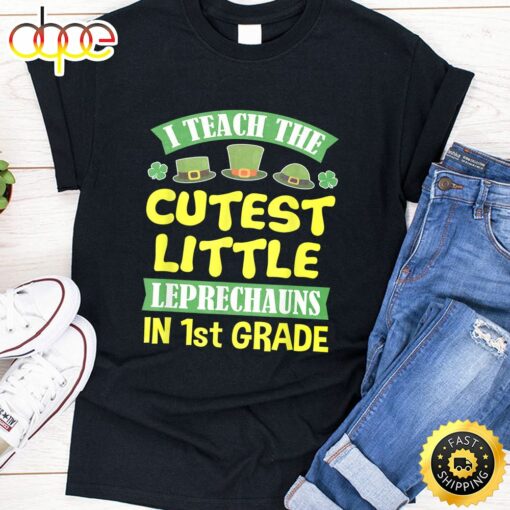 St Patrick Day Tshirts Teacher 1st Grade Men Women School T-Shirt