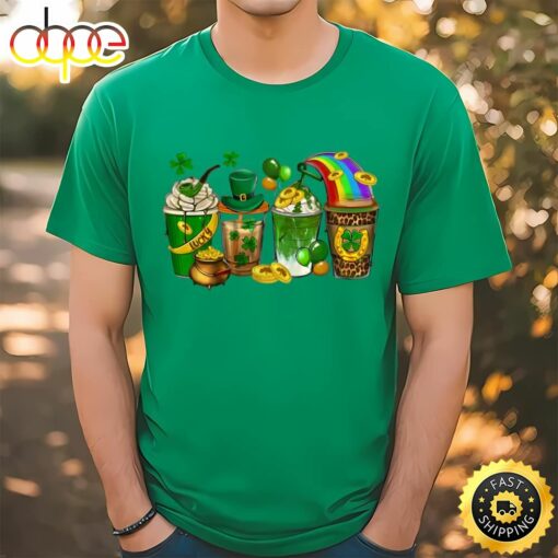 St Patricks Day Coffee Latte Shirt