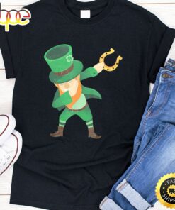 St Patricks Day Dabbing Gift For Boys Kids T-Shirt