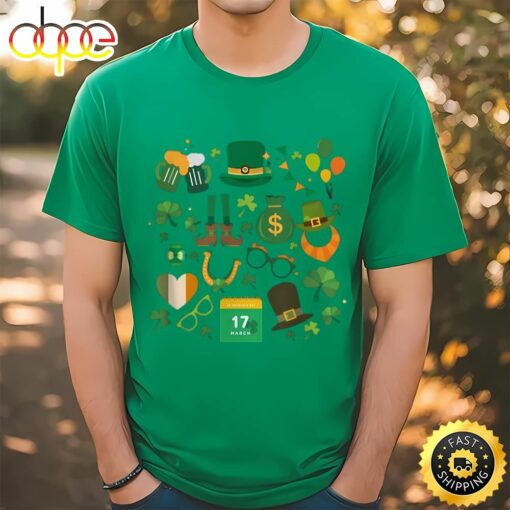 St Patricks Day Doodle Saint Patricks Day T-shirt