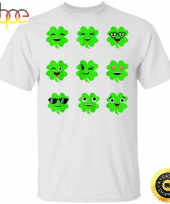 St Patricks Day Irish Emoji Shamrock Happy St. Patrick’s Day Shirt