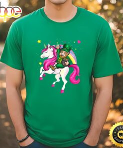 St Patricks Day Leprechaun Irish Unicorn Gift Shirt
