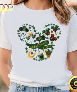 St Patricks Day Tee Shirt, Disney Mickey Shamrock Shirt