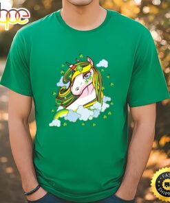 St Patricks Day Unicorn Leprechaun Lepricorn T-Shirt