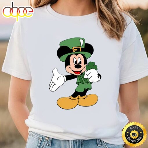 St Patricks Mickey Mouse Disney Shirt