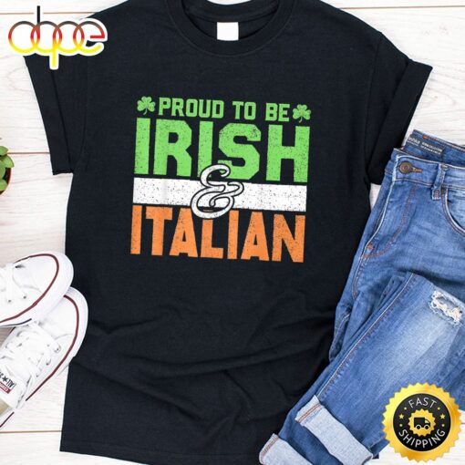 St. Patrick’s Paddys Day Irish Italian Green Shamrock Gift T-Shirt