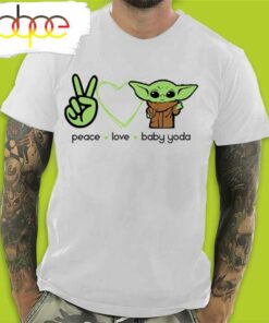 Star War Peae Love Baby Yoda Valentine’s Day T-Shirt