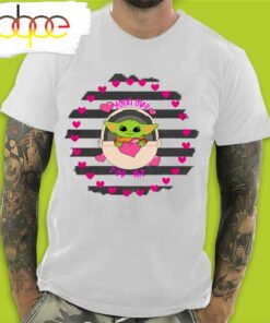 Star War Yoda One For Me Baby Yoda Valentines Day T-Shirt