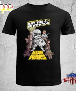 Star Wars Day May The 4th Be With You Design Unisex T-Shirt