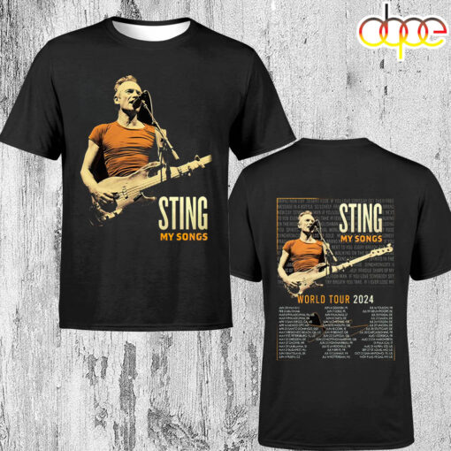 Sting My Song World Tour 2024 Unisex T-Shirt