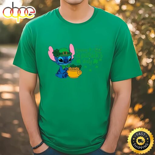 Stitch Happy Patrick Day Shirt