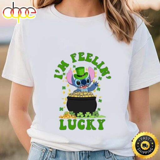 Stitch I’m Feelin Lucky St Patrick’s Day Shirt