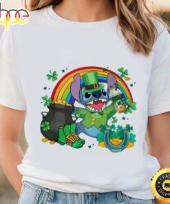 Stitch Saint Patricks Day Shirt, Leprechaun Disney Stitch Shirt