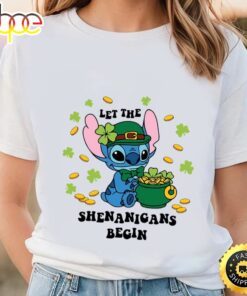 Stitch St. Patrick’s Day Let The Shenanigans Begin Shirt