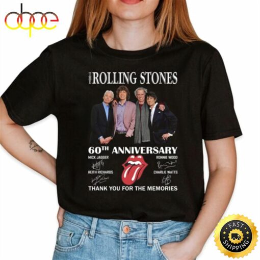 Stones Sixty Europe 2022 Tour Unisex Black T-shirt