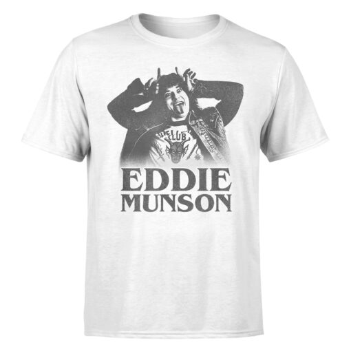 Stranger Things 4 Eddie Munson Demon Horns T Shirt