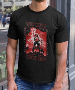Stranger Things 4 Eddie Munson Lightning Guitar Power T Shirt