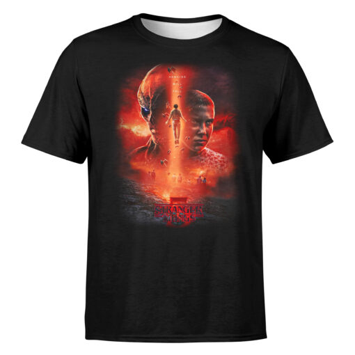 Stranger Things 5 Hawkins Will Fall Fan Art T shirt