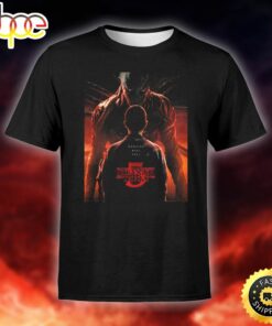 Stranger Things Season 5 Hawkins Will Fall 2024 Unisex T Shirt 1