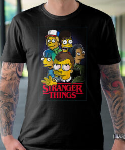 Stranger Things The Simpsons Family Portrait Vintage 1989 Unisex T-Shirt