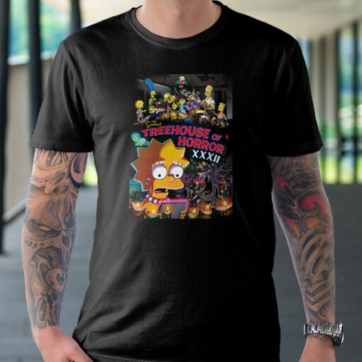 Stranger Things The Simpsons Treehouse Of Horror XXXII Unisex T-shirt