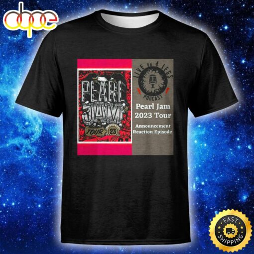 Stream Pearl Jam 2023 Tour Announcement Unisex T-shirt