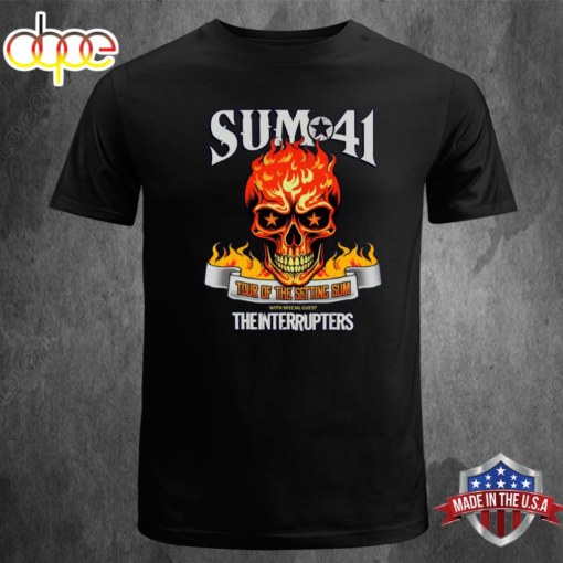 Sum 41 Announce Final Headlining World Tour 2024 T-shirt