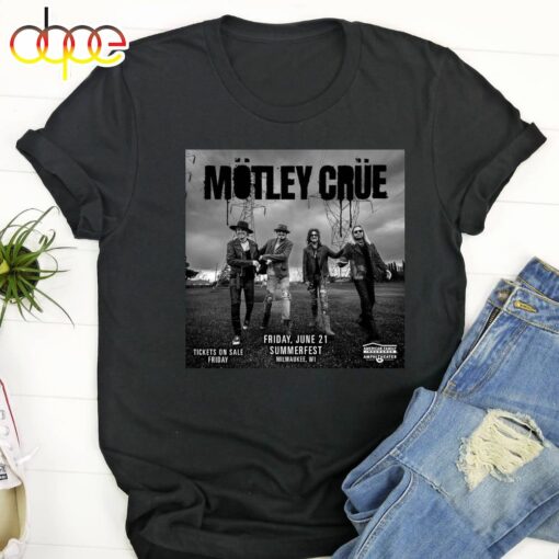 Summerfest Announces Motley Crue Unisex T-Shirt