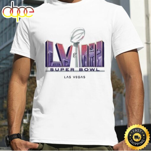 Super Bowl Lviii Las Vegas 2023 2024 Logo T Shirt