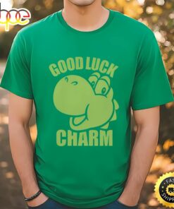 Super Mario St. Patrick’s Day Yoshi Good Luck Charm T-Shirt