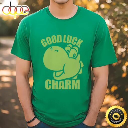 Super Mario St. Patrick’s Day Yoshi Good Luck Charm T-Shirt