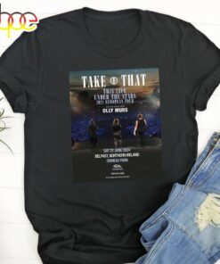 Take That Announce Trio Of Outdoor Irish Dates 2024 Black T-Shirt