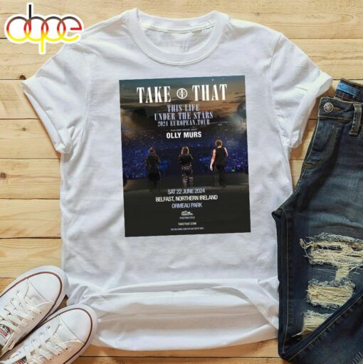 Take That Announce Trio Of Outdoor Irish Dates 2024 Unisex T-Shirt