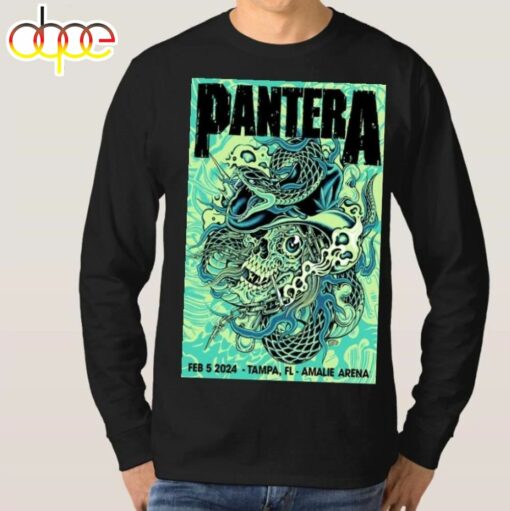 Tampa, Fl Pantera February 5, 2024 Amalie Arena Poster Shirt