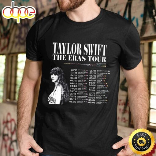 Taylor Swift Anuncia Concierto En Mexico Tour 2023 Black T-shirt