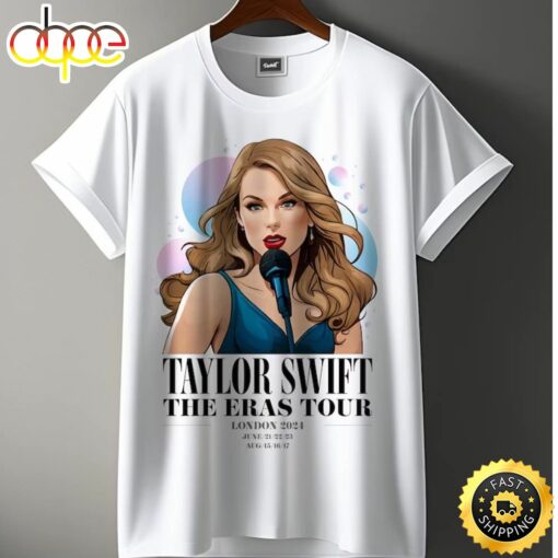 Taylor Swift Eras Tour Uk 2024 T-Shirt Unisex