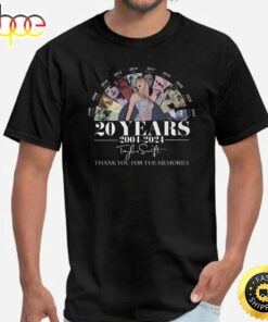 Taylor Thank You For The Memories 20 Year 2004 2024 Shirt
