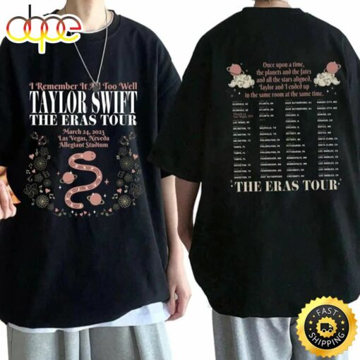 Taylor The Eras Tour Shirt Swift The Eras Tour Tee Unisex T-shirt