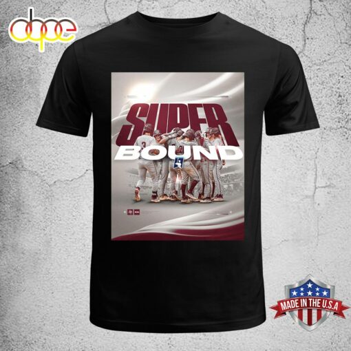 Texas A&ampM Baseball Super Bound Wins The NCAA Bryan-College Station Regional And Advances To Super Regionals 2024 Premium Black T-shirt